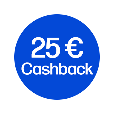 HP Cashback 25 €