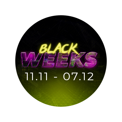 Black Weeks Badge