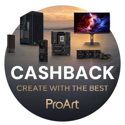 ASUS ProArt Cashback Badge