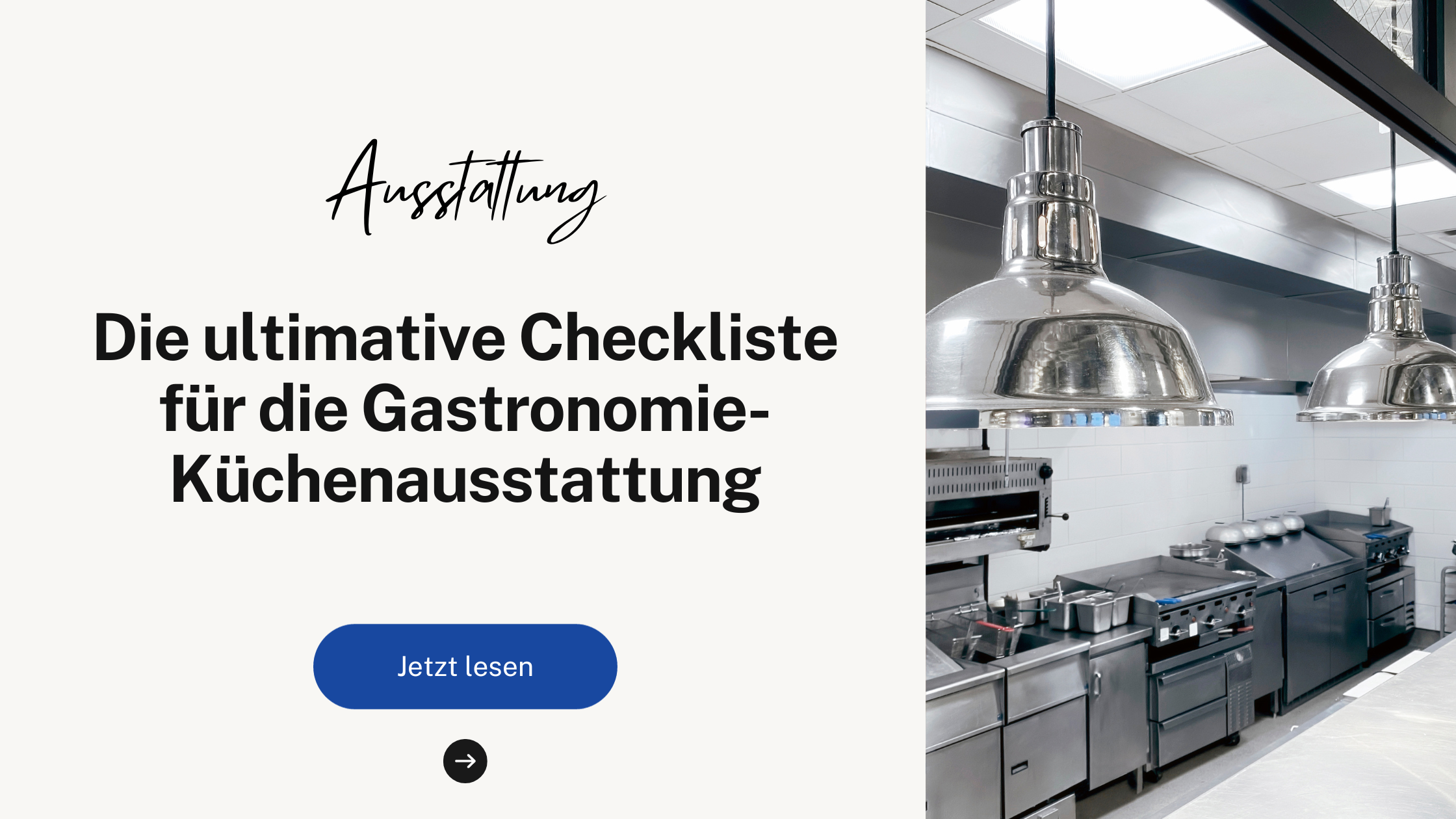 Die ultimative Checkliste für die Gastronomie-Küchenausstattung