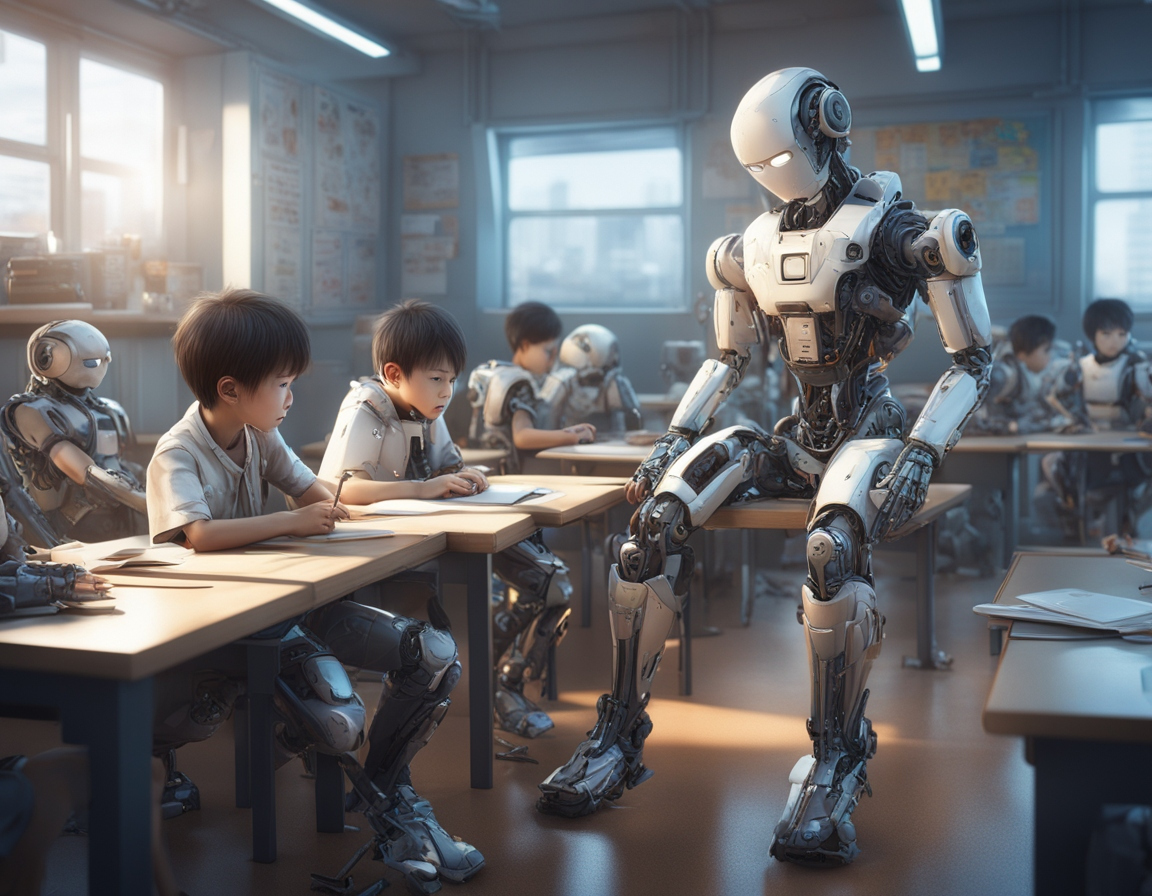 Class overtaken by robots
