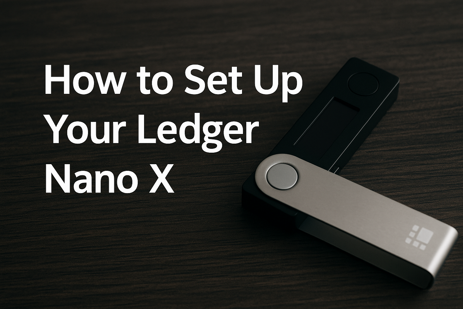 Imagen con una billetera Ledger