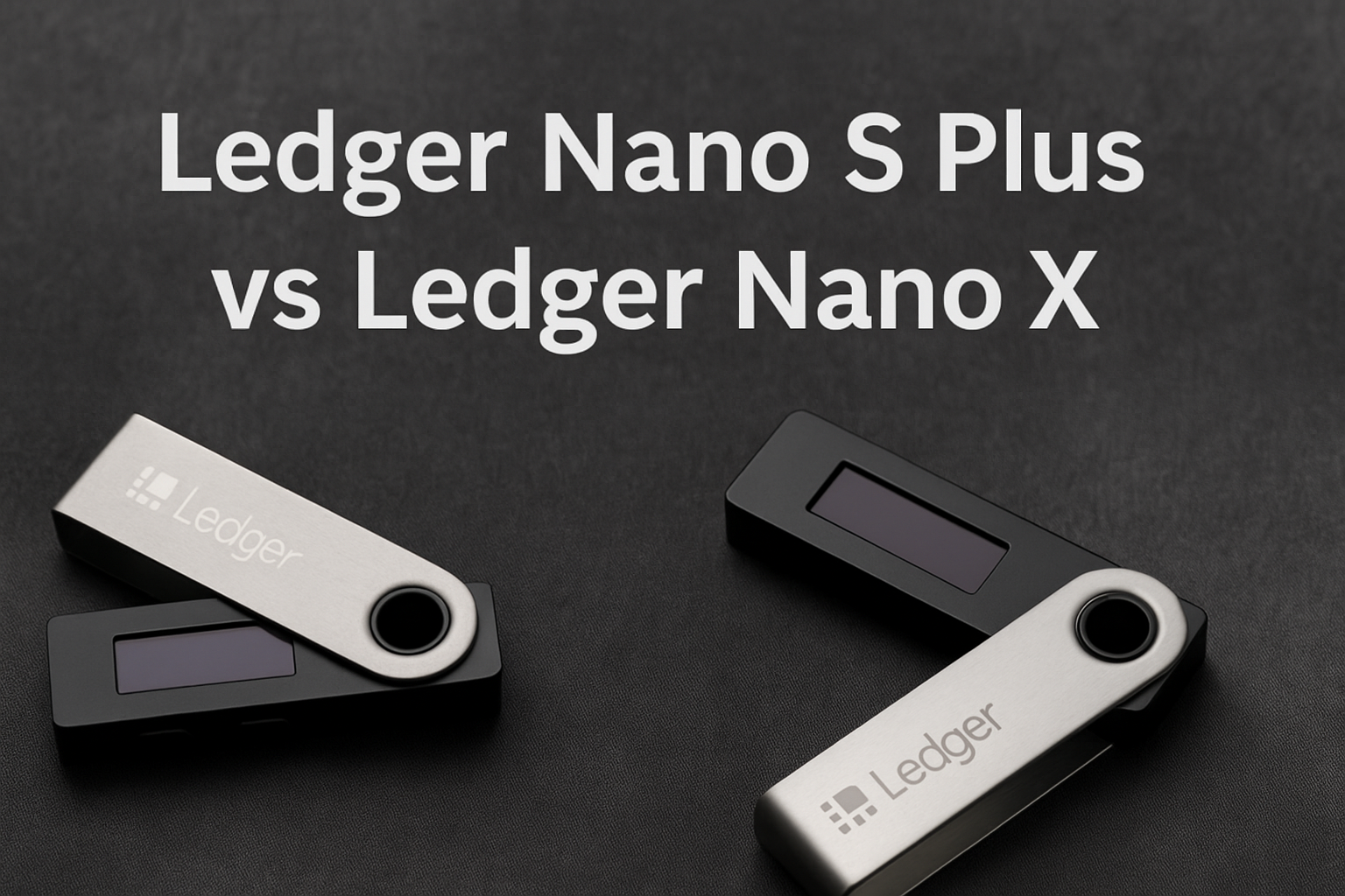 Ledger Nano X vs Ledger Nano S Plus