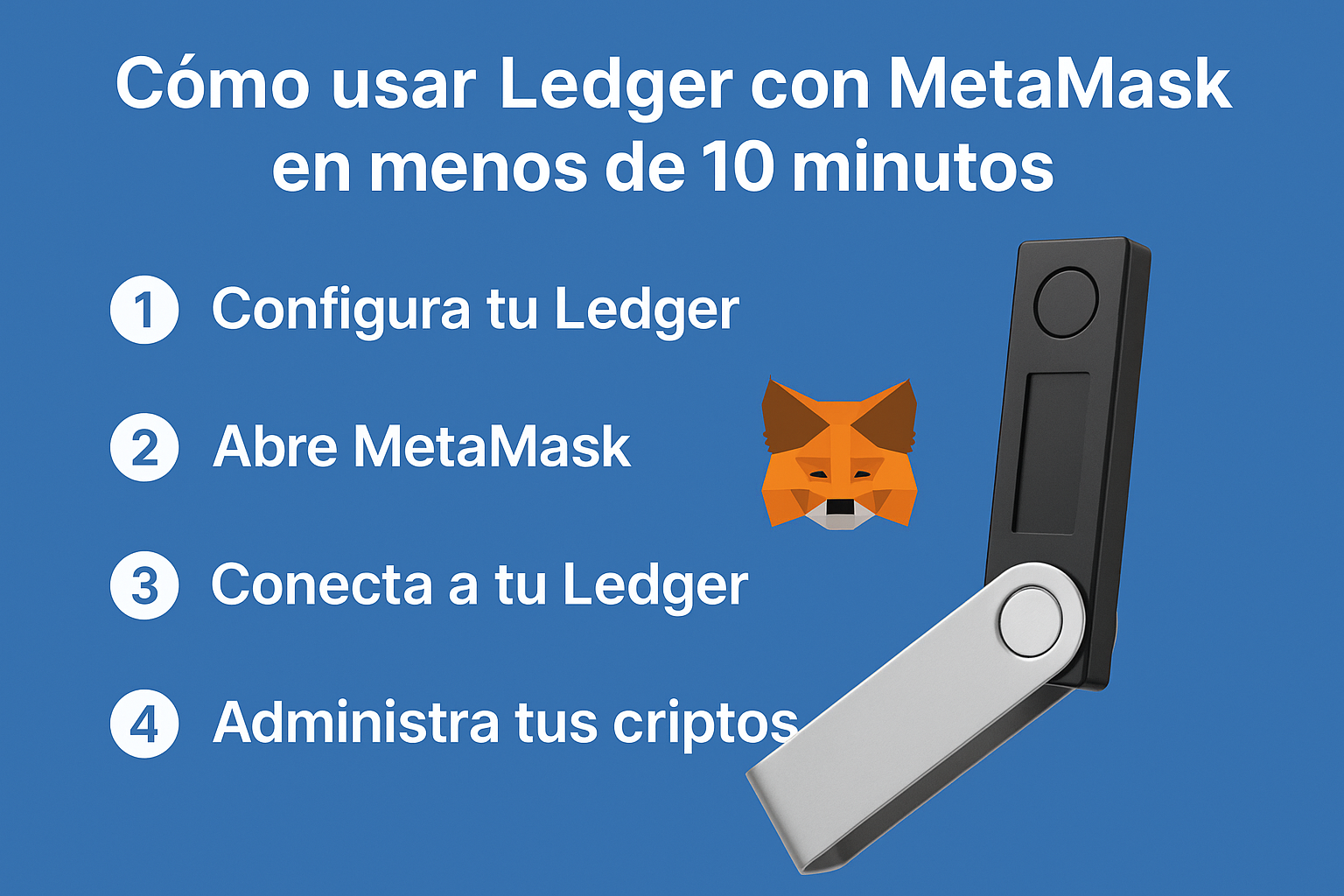 Metamask paso a paso con Ledger