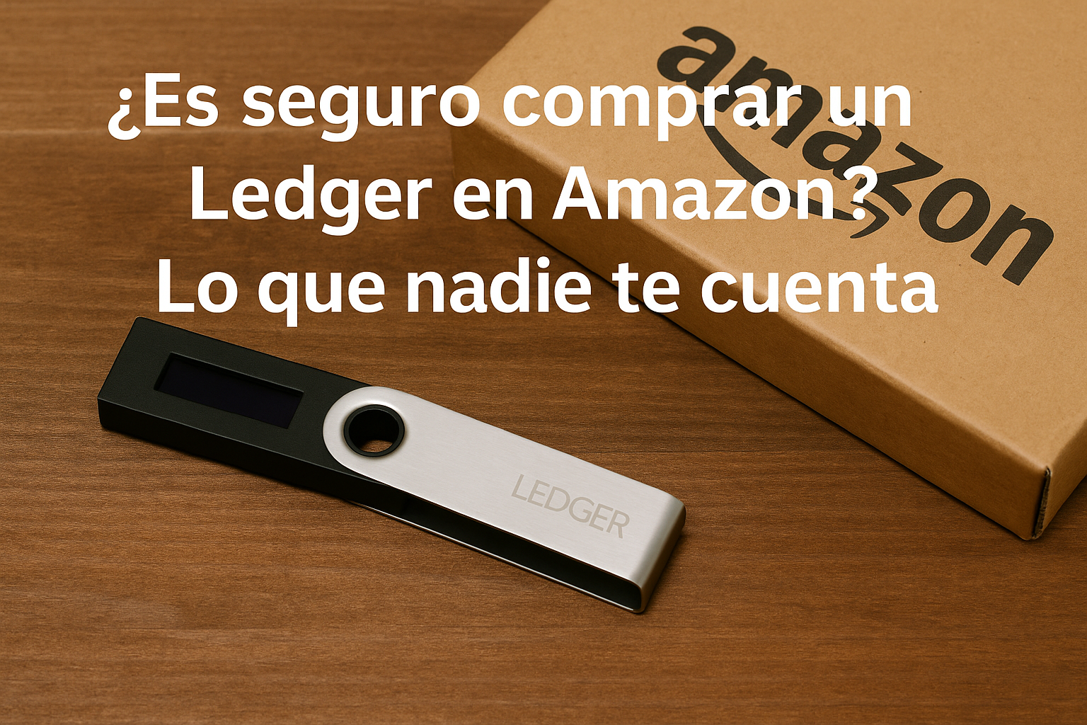 ¿Es seguro comprar un Ledger en Amazon?