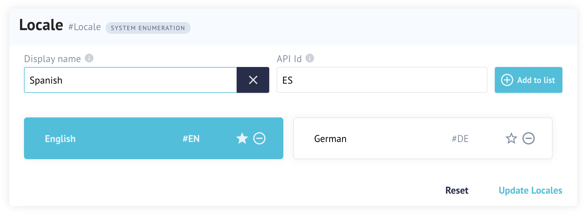 "Configure Locales"