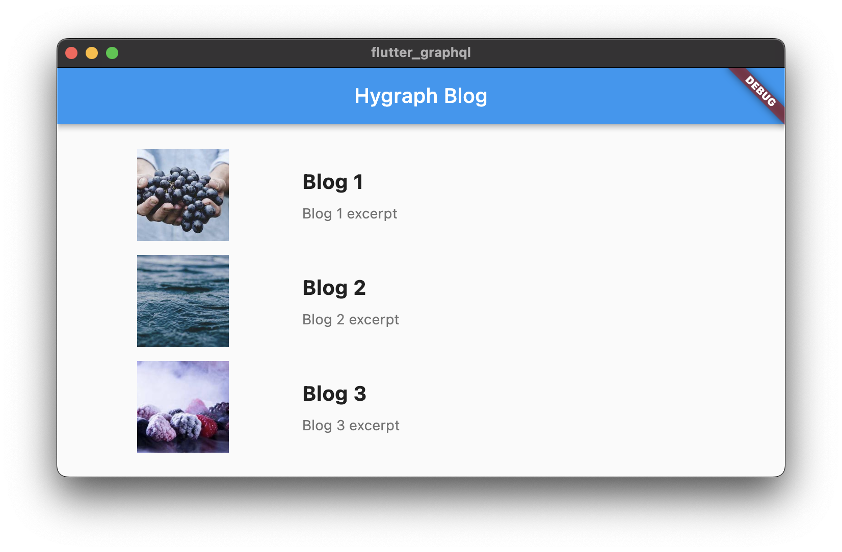 how blog in flutter looks so far