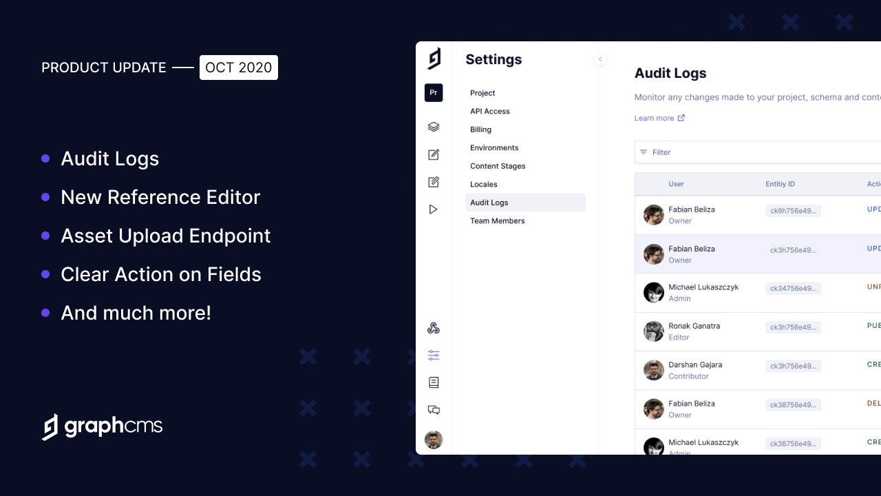 Product Update October 2020 Hygraph