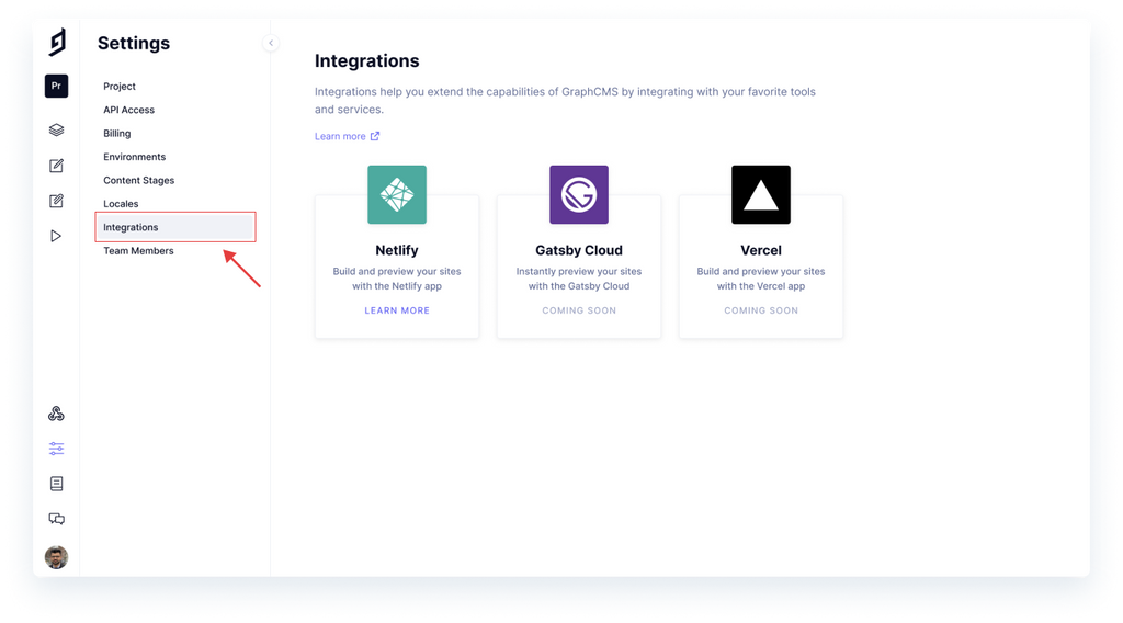 Netlify - Settings