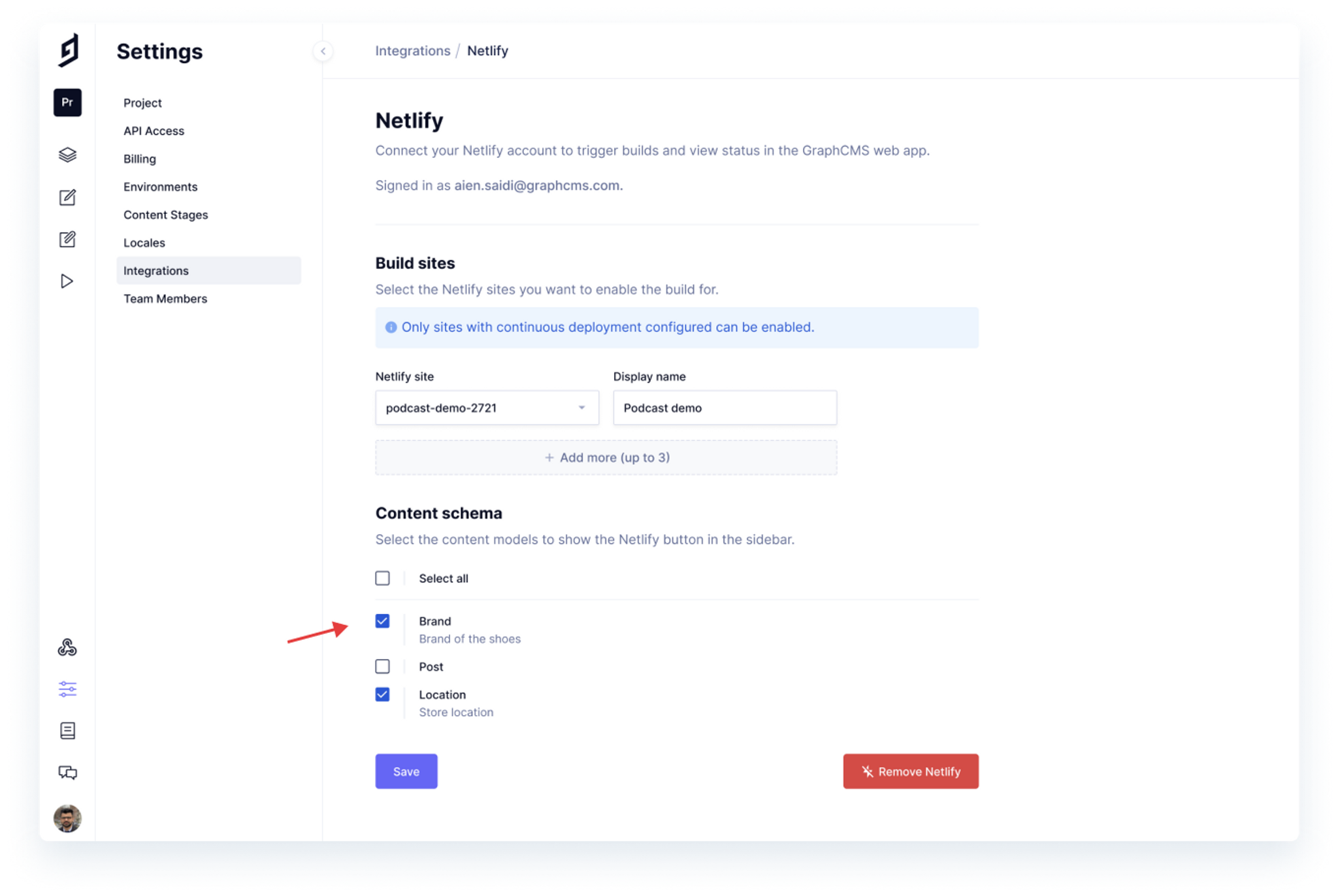 Netlify - Models