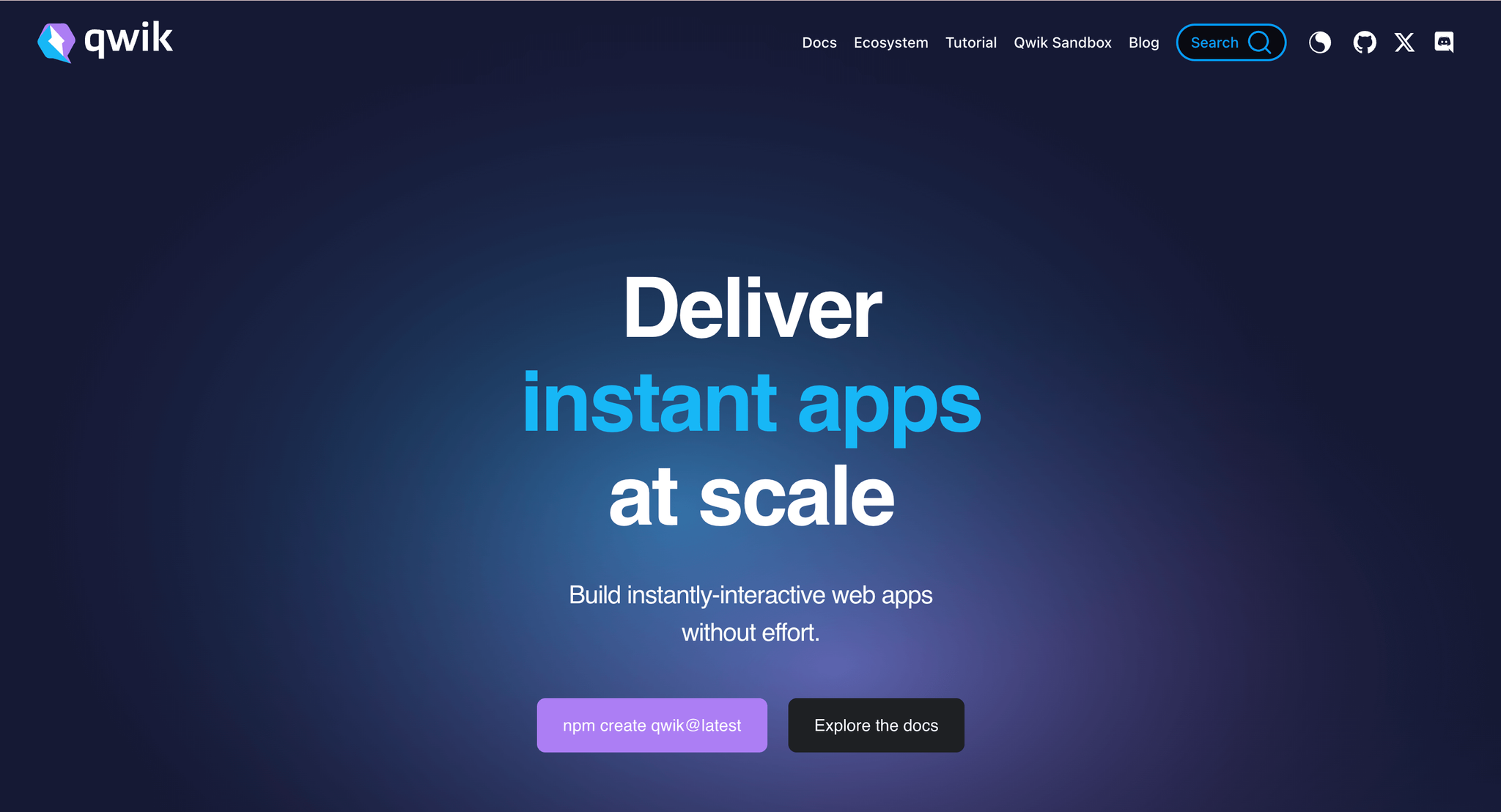 Qwik as a static site generator