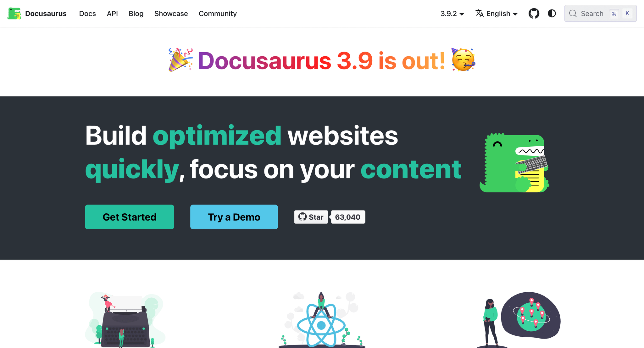 Docusaurus as a static site generator