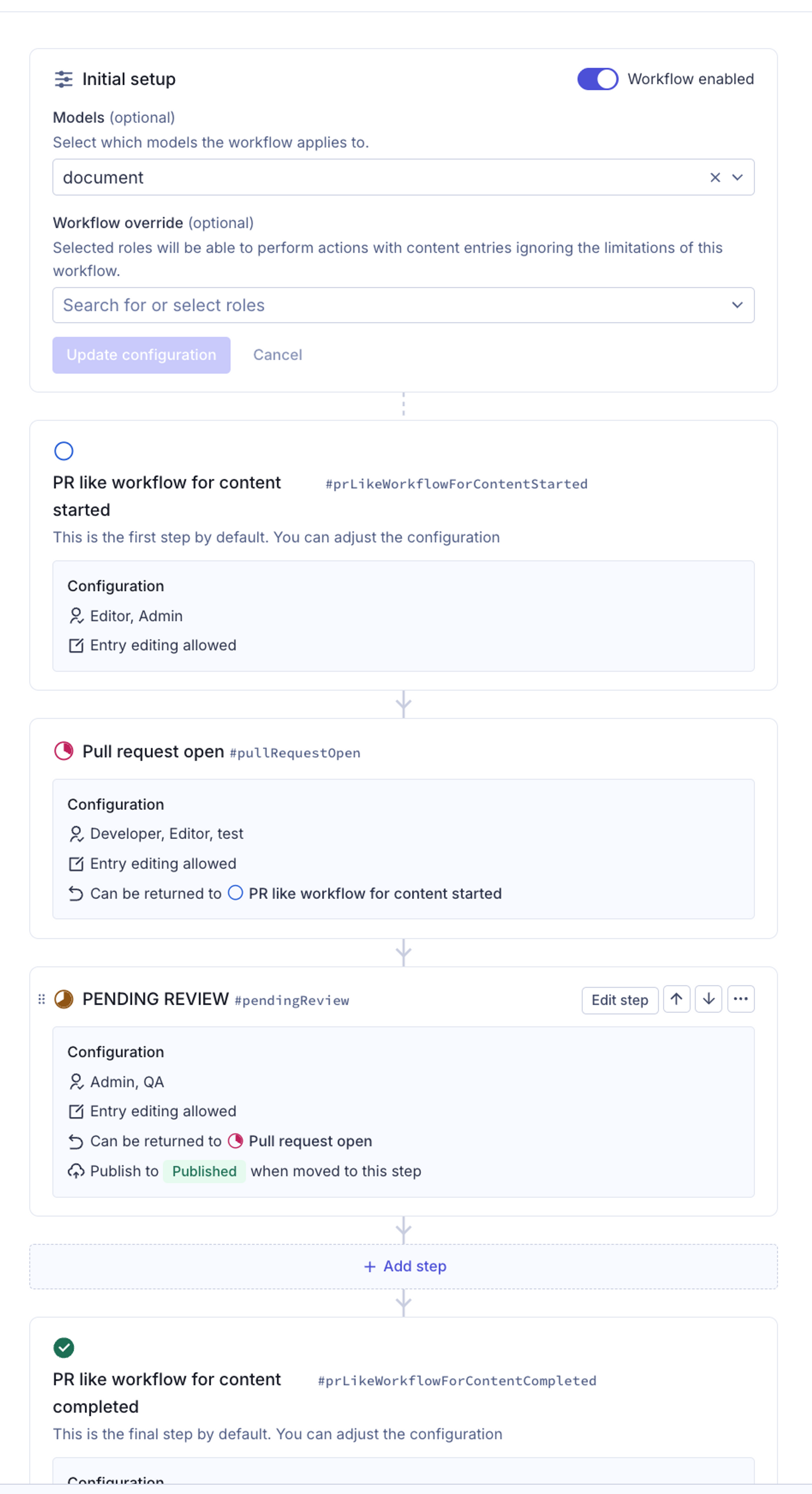 Workflow steps as PR stages.png