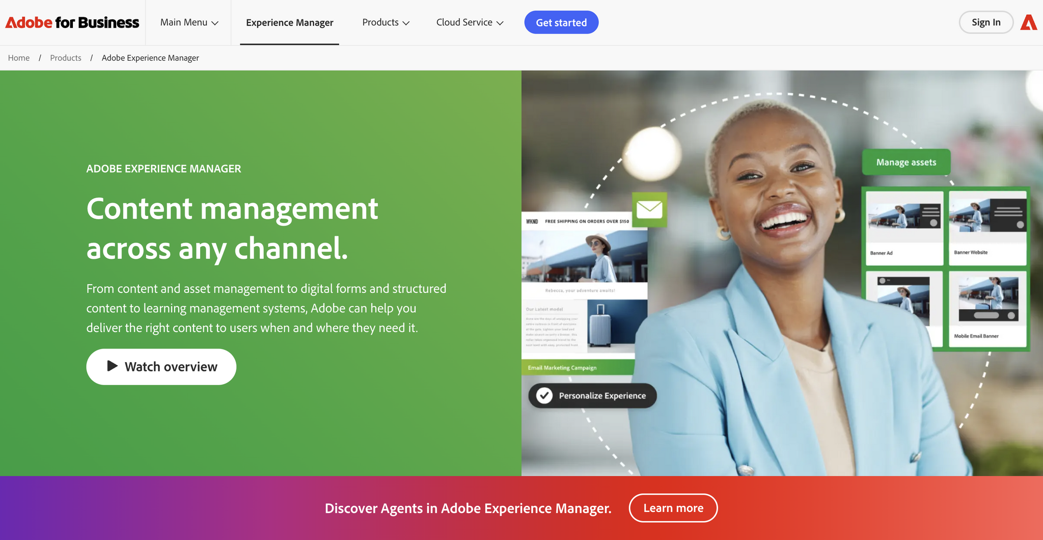 Adobe Experience Manager, eCommerce-CMS