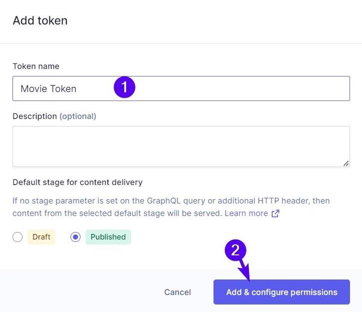 Add and configure permissions