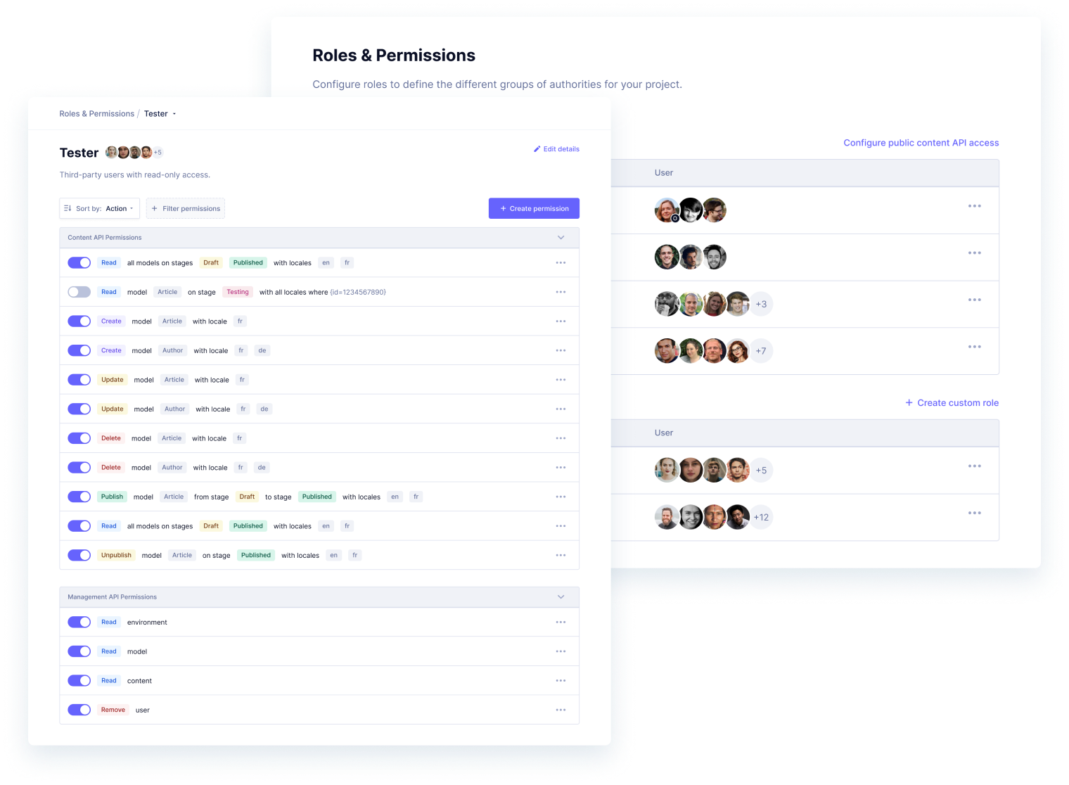 Hygraph Product Update, 2021 - Granular Permissions