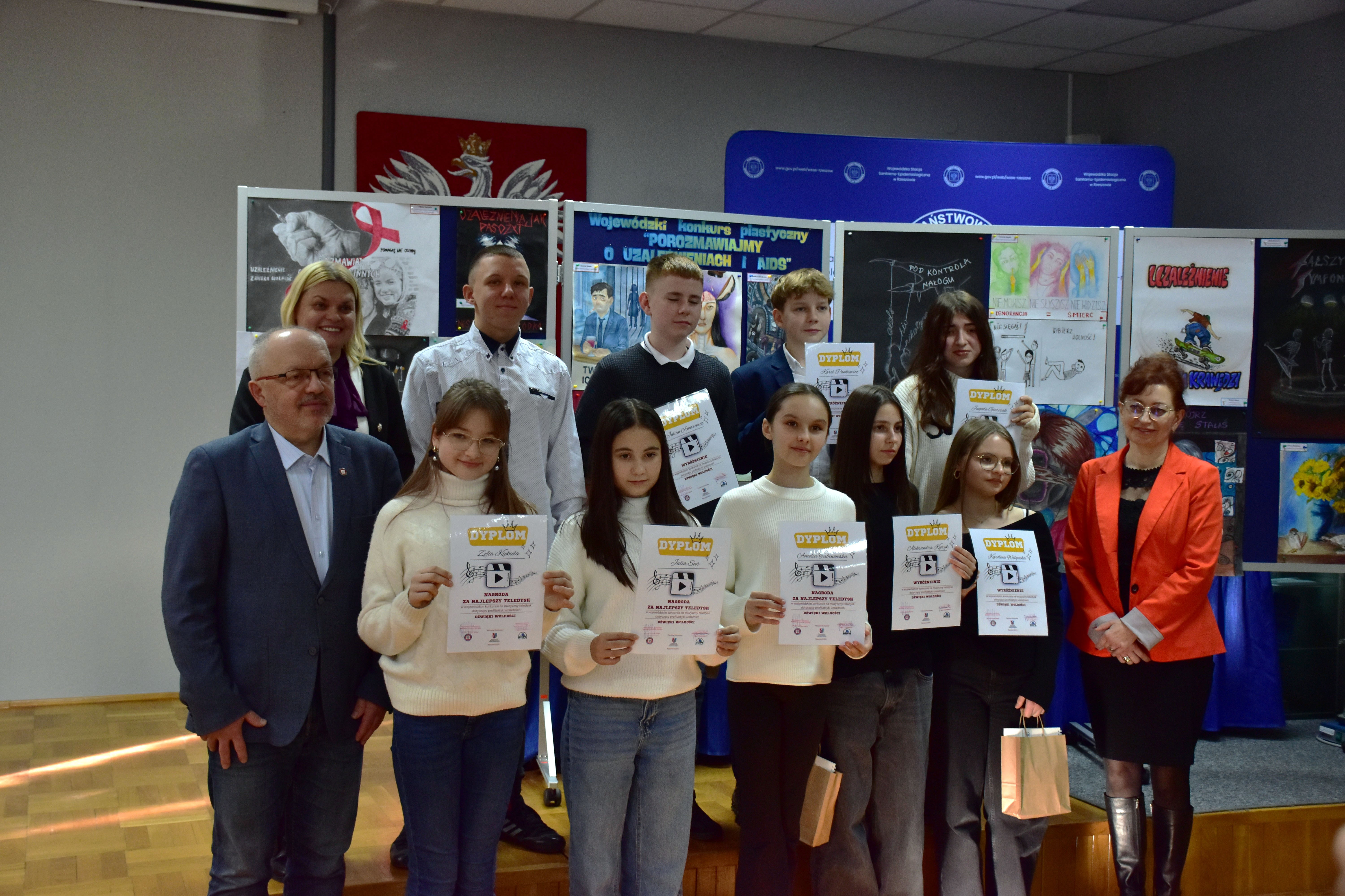 Sukces w Wojewódzkim Konkursie Muzycznym "Dźwięki wolności"