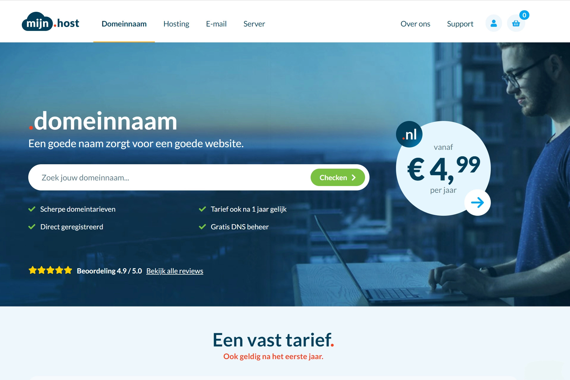 mijn.host screenshot