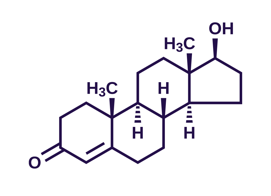 Chemische Formel Testosteron