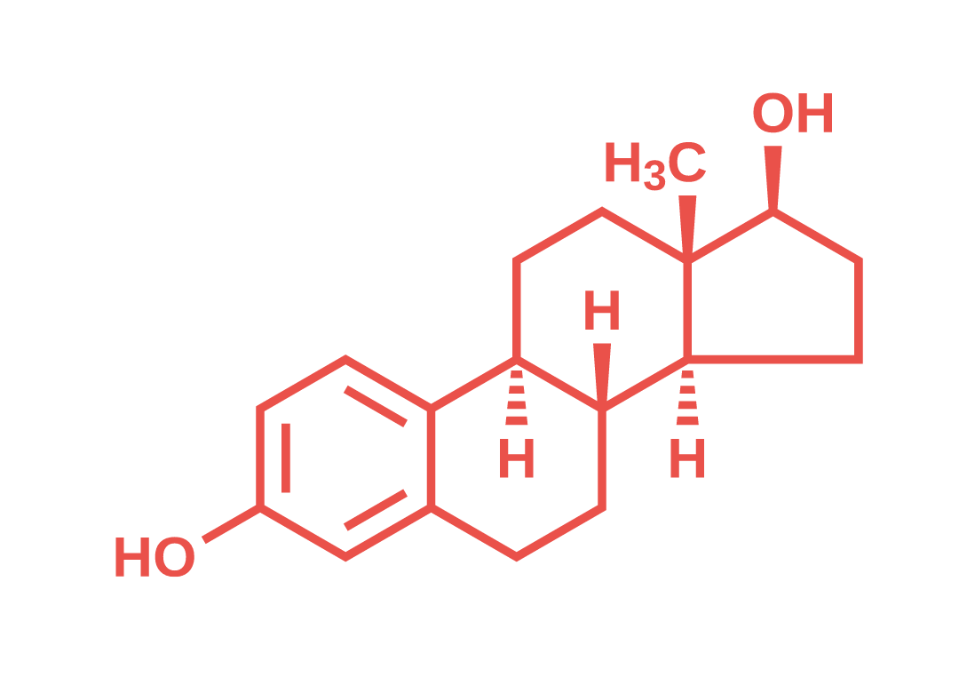 Chemische Formel Östrogen