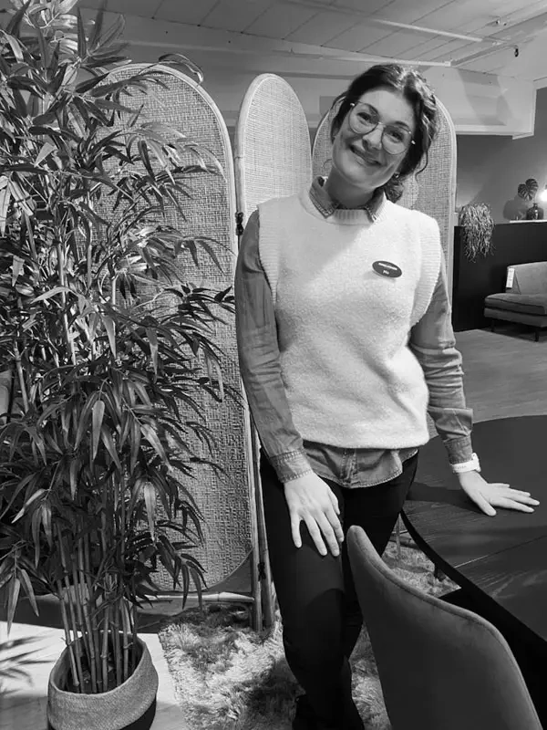 Mia Ytterbøl, daglig leder ved Rjukan Interiørsenter