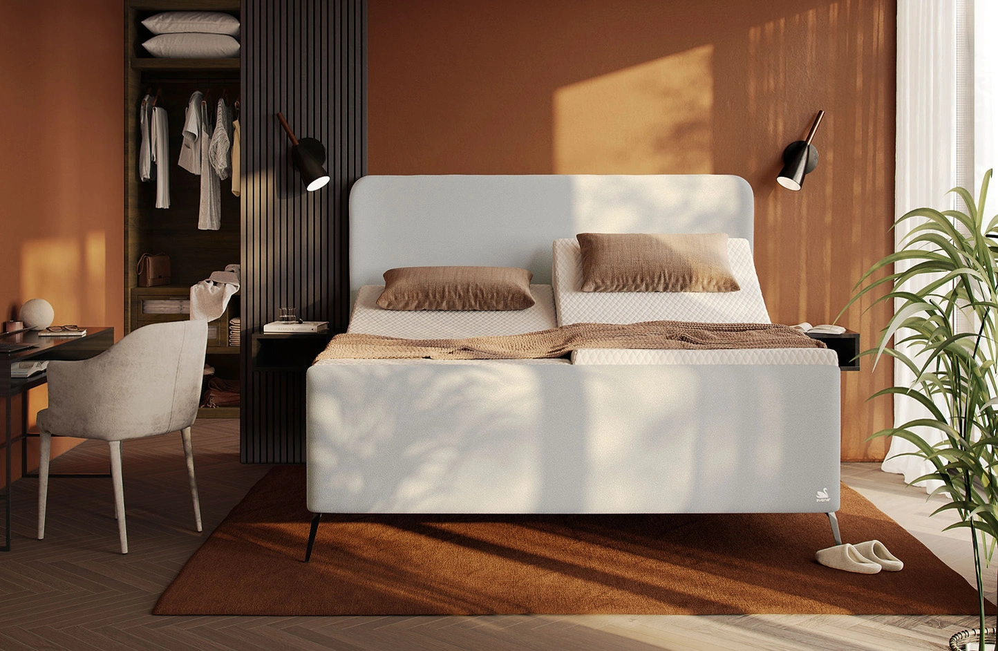Svane® Athena regulerbar kontinentalseng 