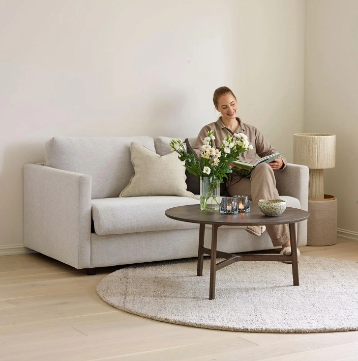Liten sovesofa Easy på dagtid