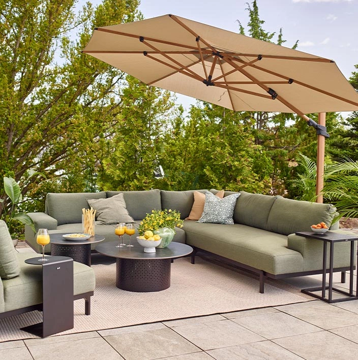 Lucas Sunbrella hjørnesofa