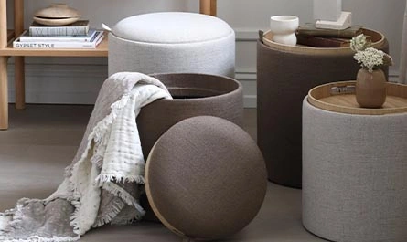 Puff med oppbevaring