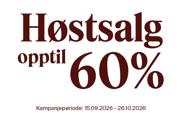 Høstsalg 60%
