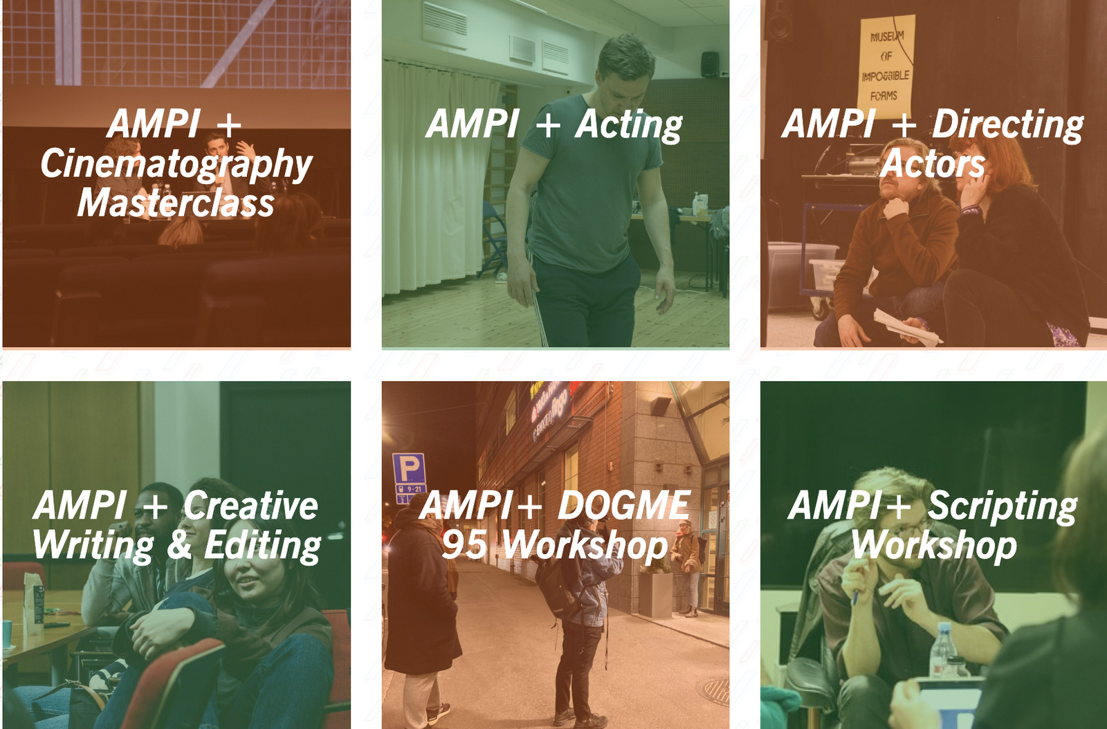 Academy of Moving People & Image AMPI+ Advanced Workshops