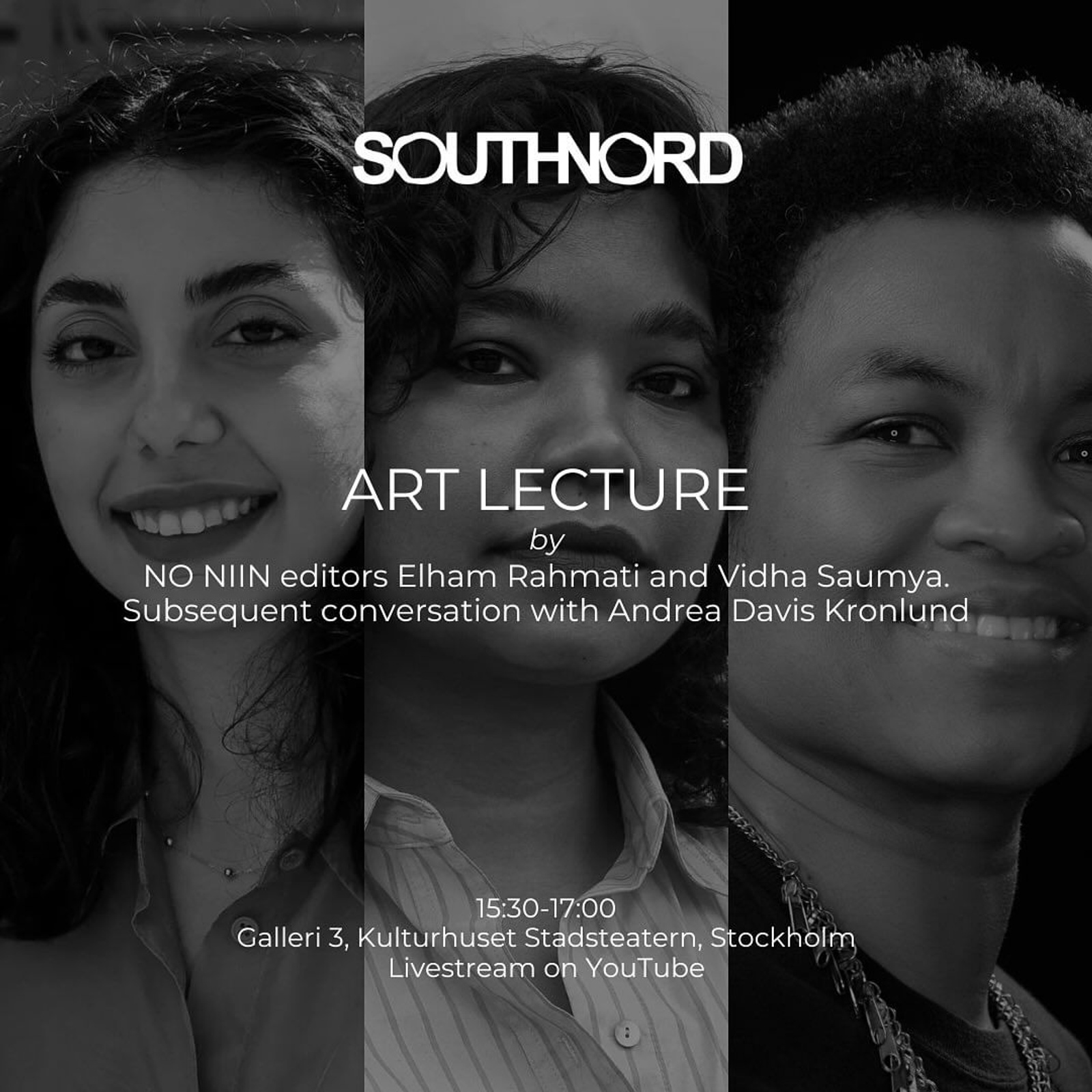  Art lecture & Conversation at SouthNord x Kulturhuset Artfest 2023