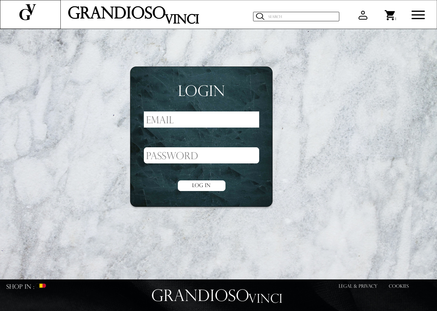 Image of the section Login Page