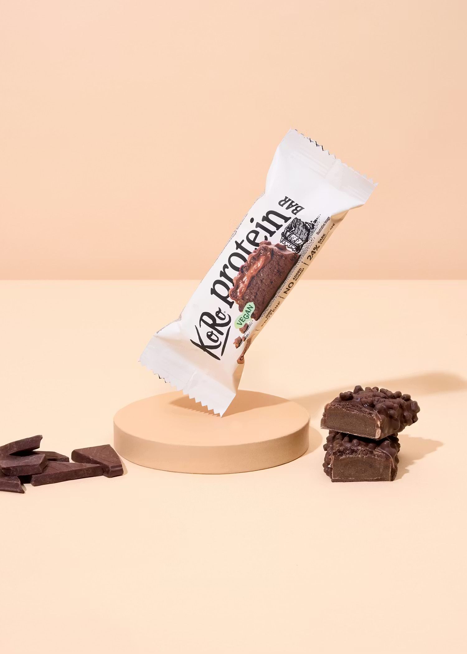 Proteinriegel in neuem Design.