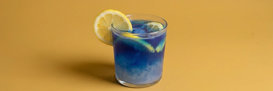 Blue Spirulina Limonade (vegan & glutenfrei)