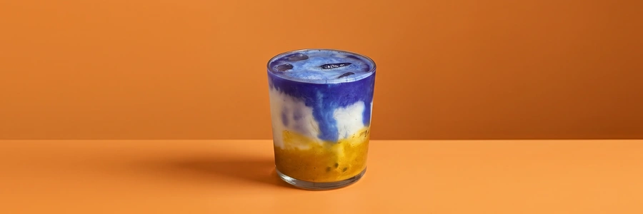 Mango-Maracuja-Spirulina-Latte (vegan & glutenfrei)