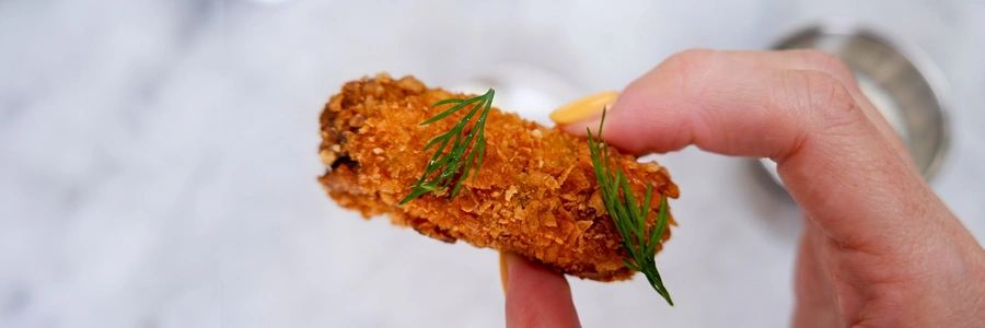 Frittierte Gewürzgurken
