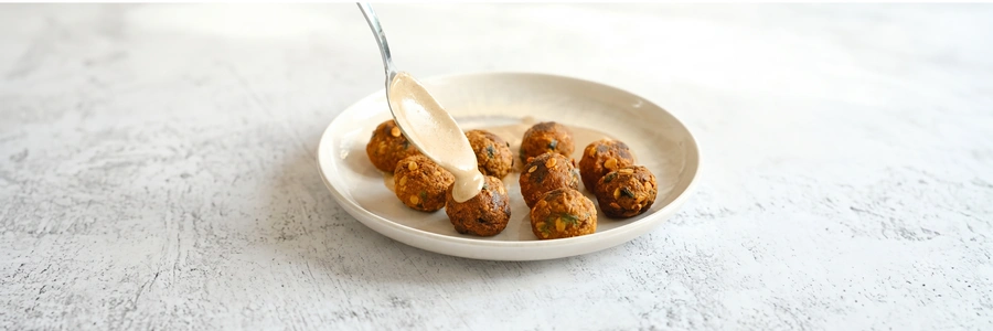 Vegane Seitan Köttbullar 