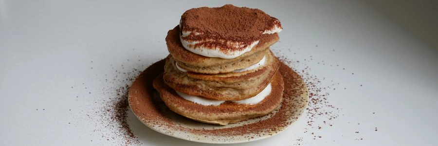 Vegane Tiramisu-Pancakes