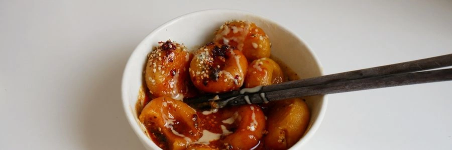 Chewy Kürbis-Button-Nudeln (vegan & glutenfrei)