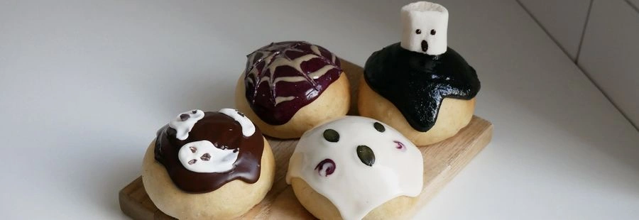 Vegane Halloween Buns