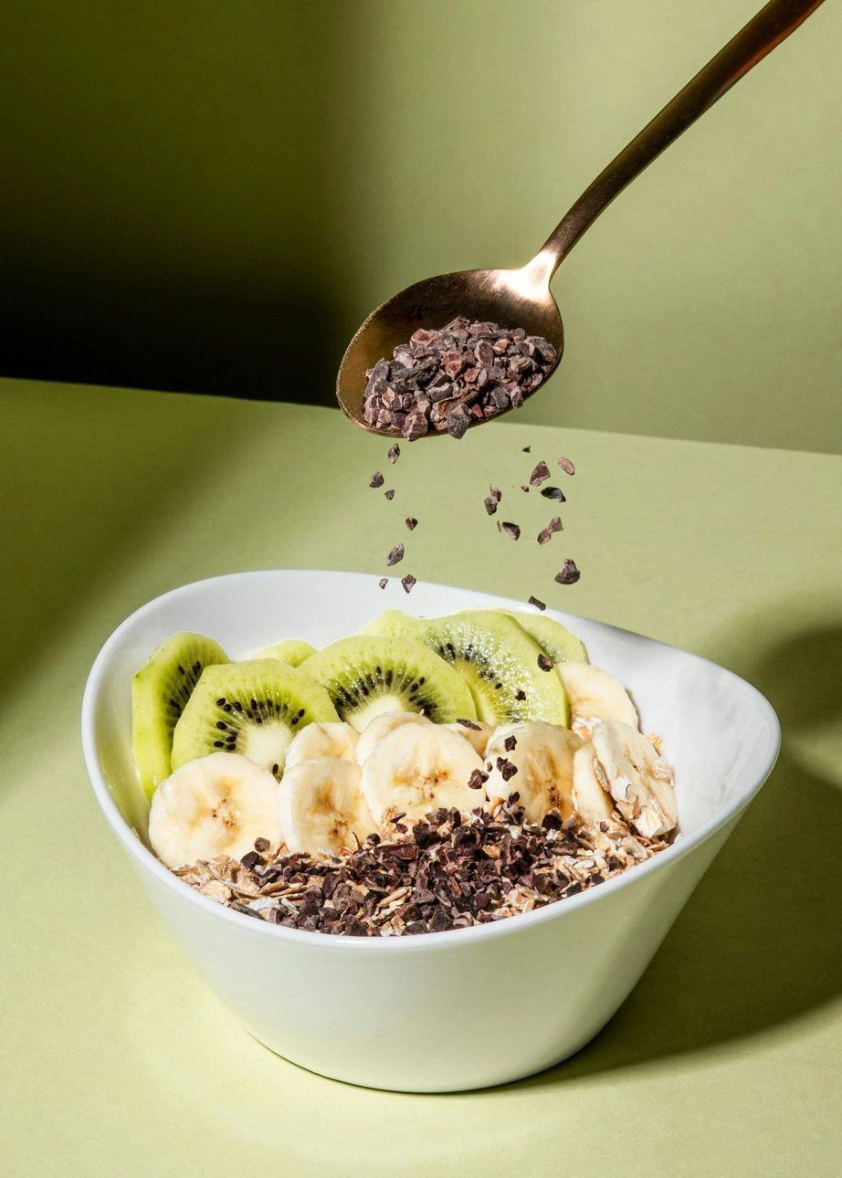 The chocolaty match: cocoa nibs vs. chocolate drops