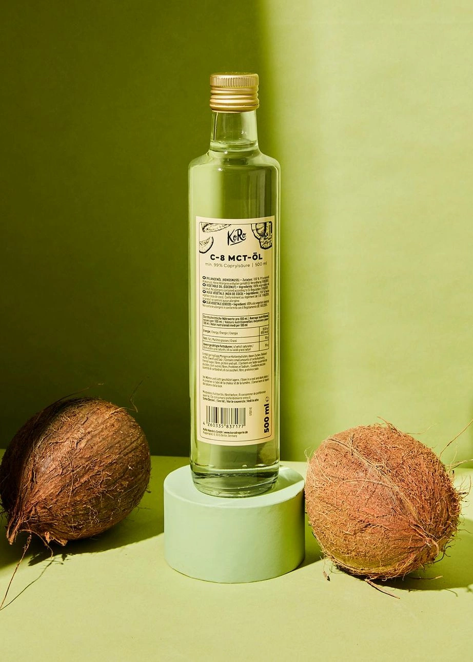 Le pouvoir de l'huile C-8 MCT