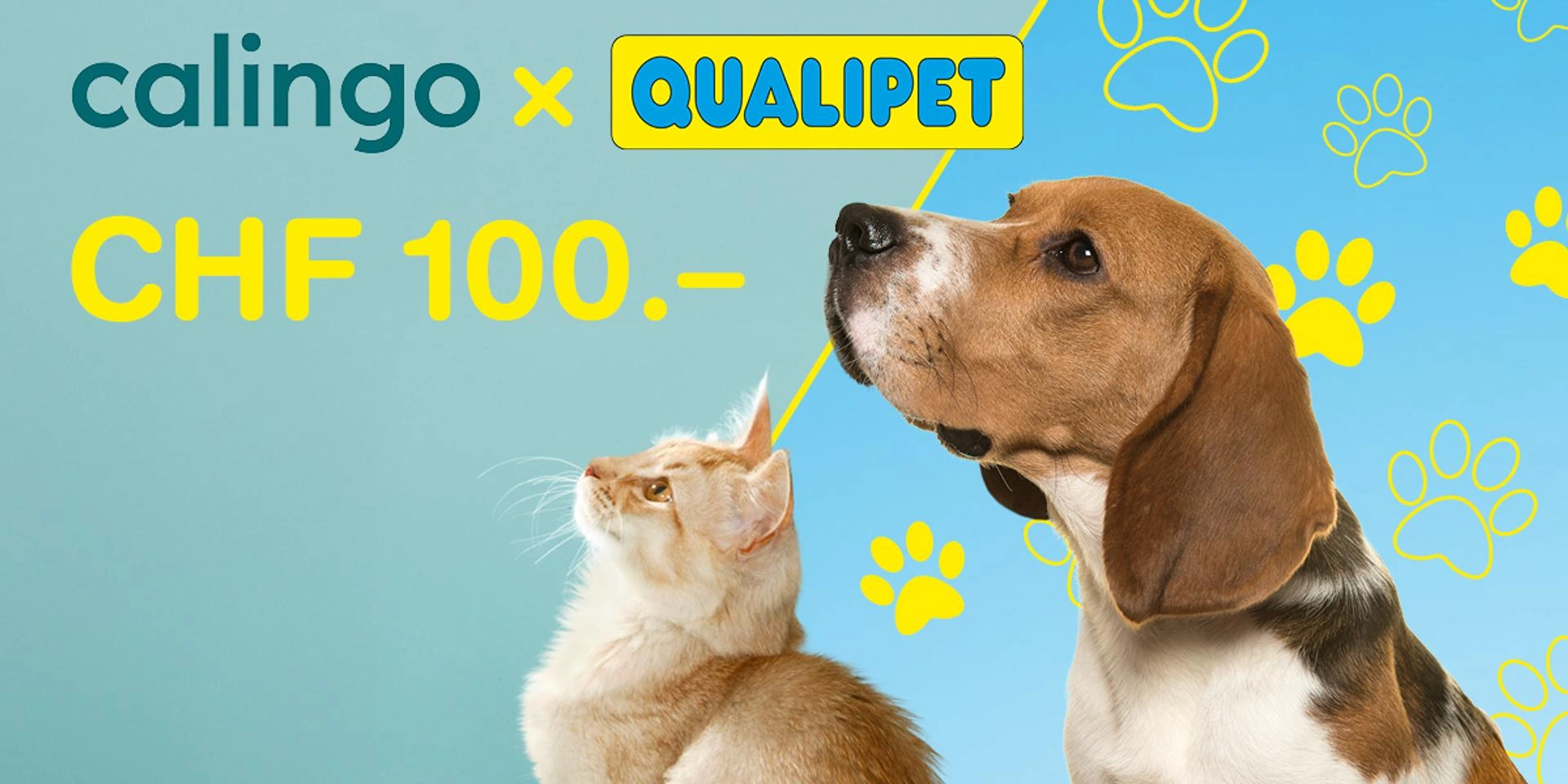 CHF 100.– QUALIPET-Gutschein