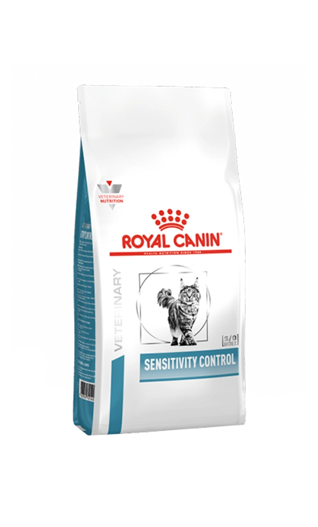 Sack mit Sensitivity Control Trockenfutter für Katzen von Royal Canin Veterinary