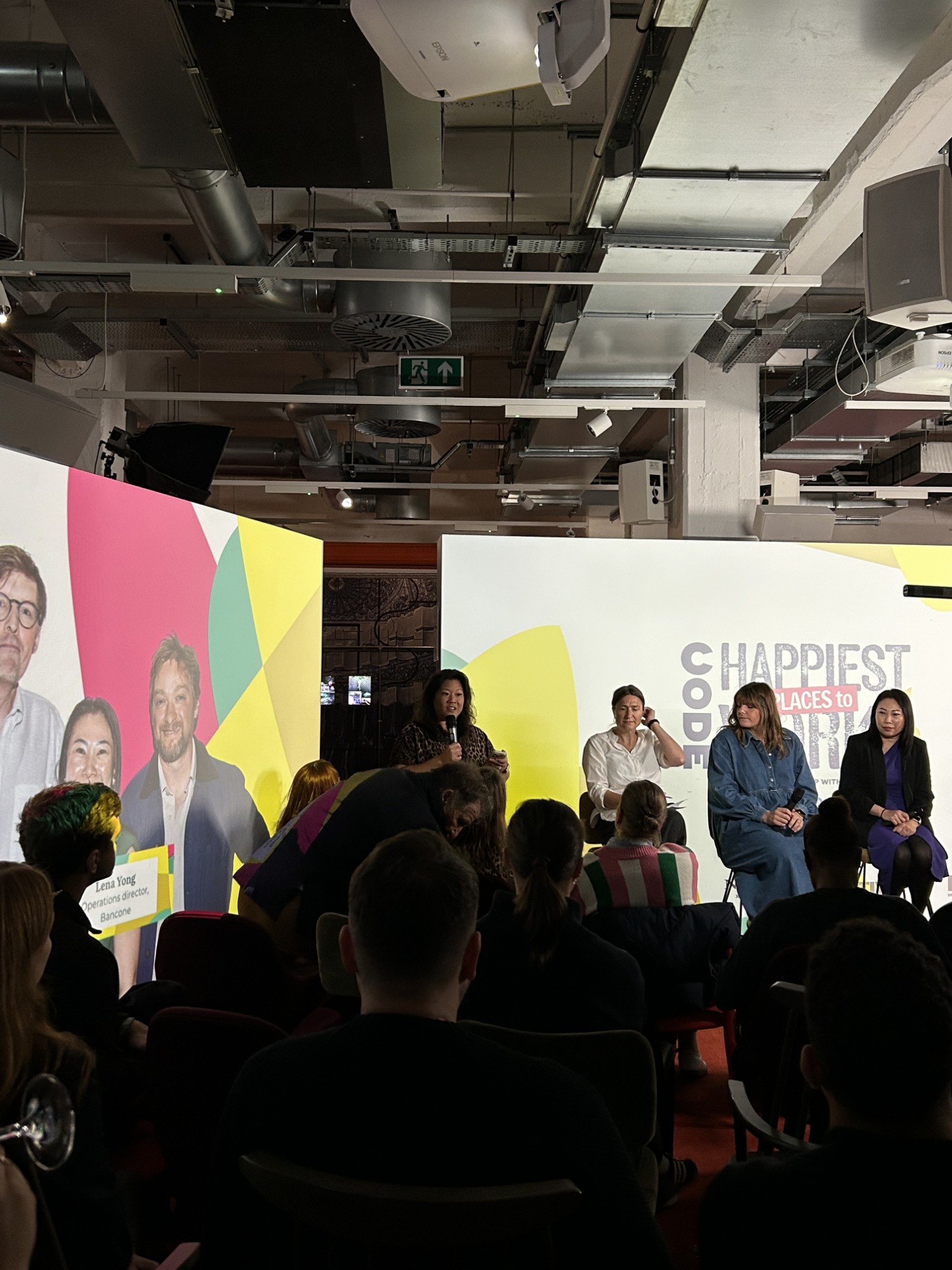 Panel discussion at CODE Hospitality's Happiest Places to Work 2026 event