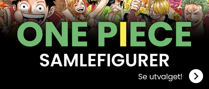 Se utvalget av One Piece samlefigurer