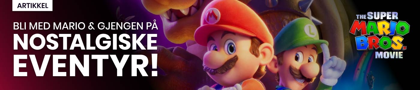 Super Mario Bros The Movie - Bli med Mario og gjengen på nostalgiske eventyr!