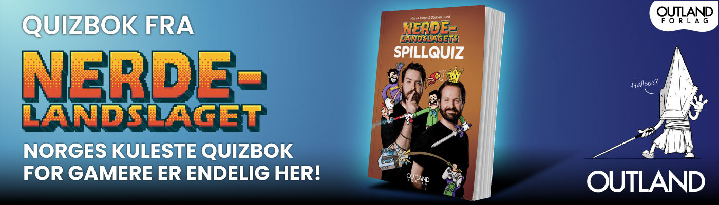 Kjøp quiz-bok fra Nerdelandslaget: Norgest kuleste quiz-bok for gamere
