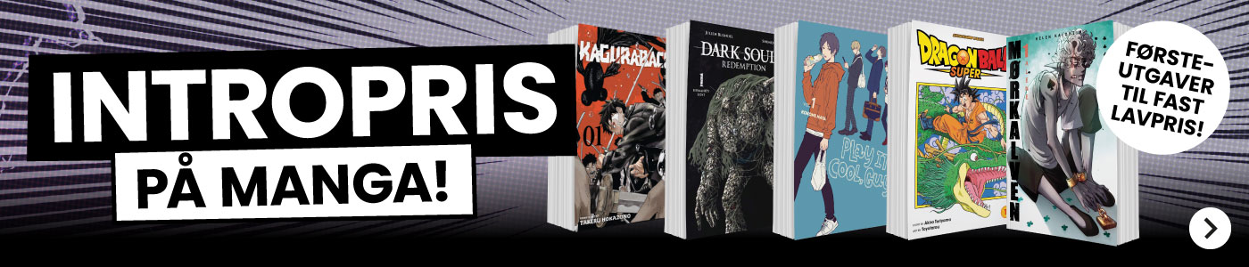 Intropris på manga, første-utgaver til fast lav pris